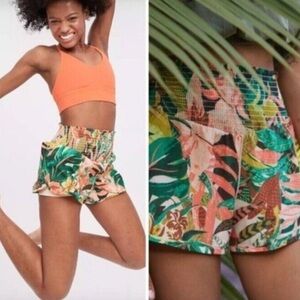 Offline by Aerie High Waist Tropical Print Shorts - Multicolor